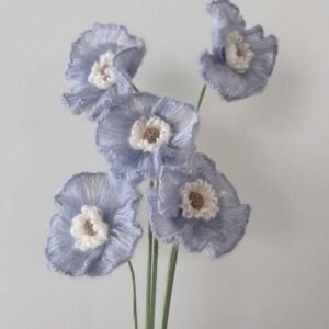 Sustainable everlasting crochet flora arrangement, perfect for wedding and home decor gifting.